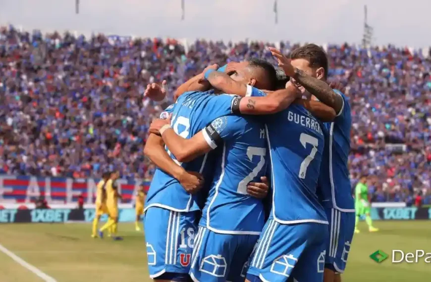 Jugadores Festejo Universidad de Chile