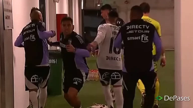 Pelea Arturo Vidal Fernando de Paul