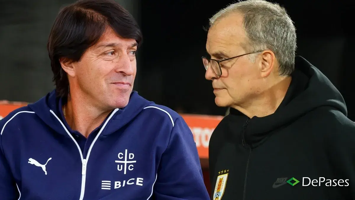 Marcelo Bielsa Daniel Garnero Universidad Católica Selección Uruguaya
